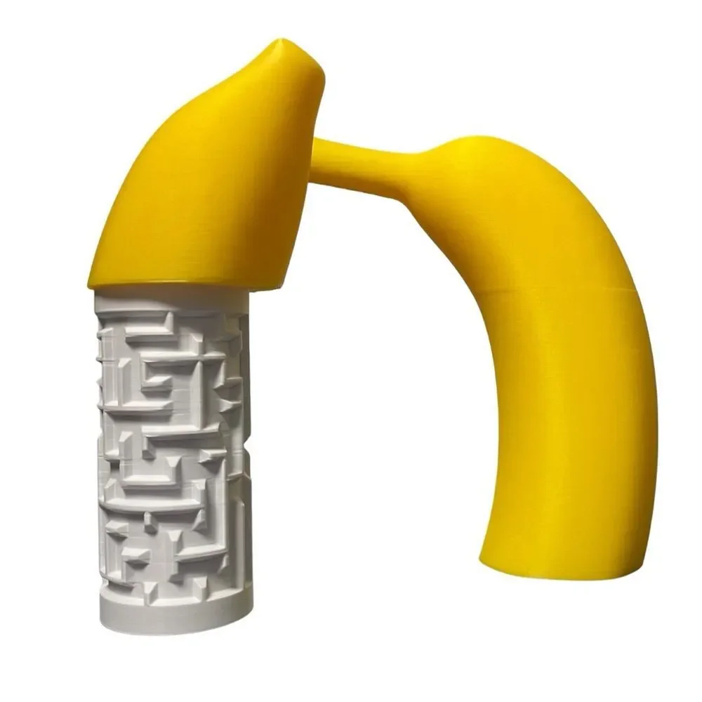 3D Printed Banana Maze Gift Box – Money & Treat Puzzle – Life-Size